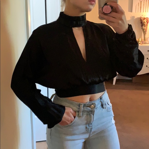 William B Tops - Black Blouse